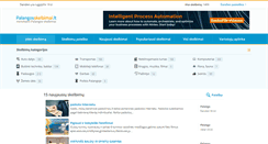 Desktop Screenshot of palangosskelbimai.lt